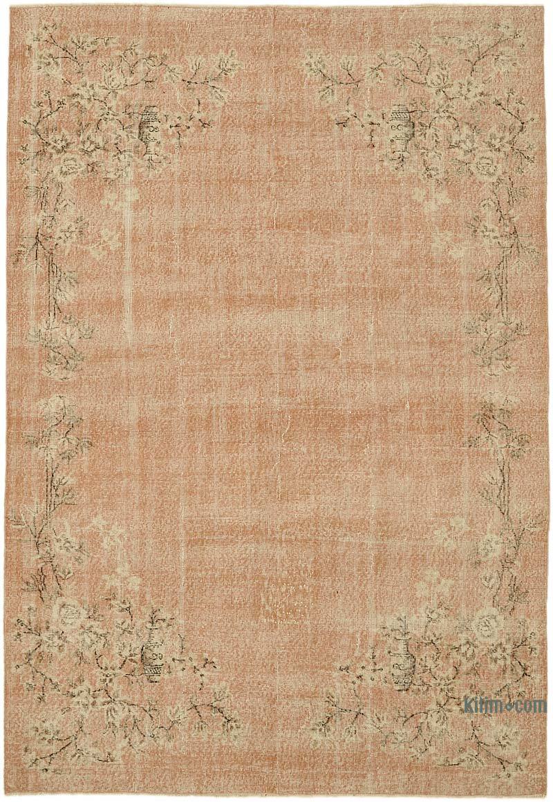 Alfombra Vintage Turca Anudada a Mano - 203 cm x 293 cm - K0078802