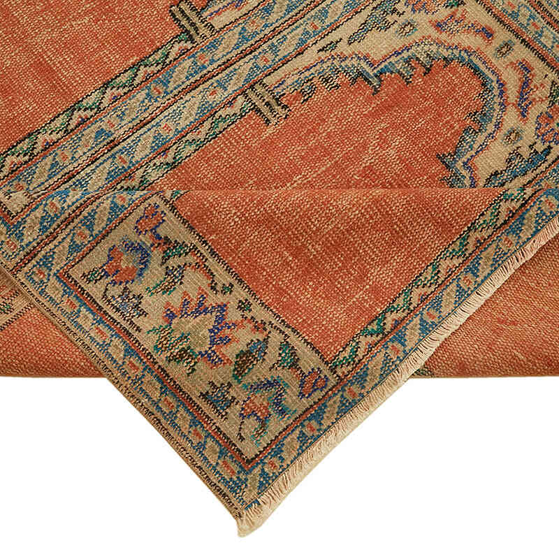 Alfombra Vintage Turca Anudada a Mano - 237 cm x 265 cm - K0078803