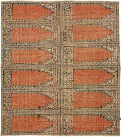 Alfombra Vintage Turca Anudada a Mano - 237 cm x 265 cm