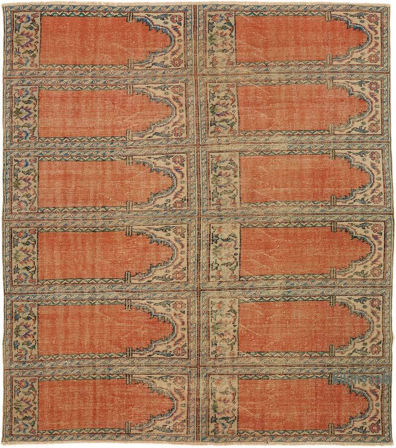 Alfombra Vintage Turca Anudada a Mano - 237 cm x 265 cm - K0078803