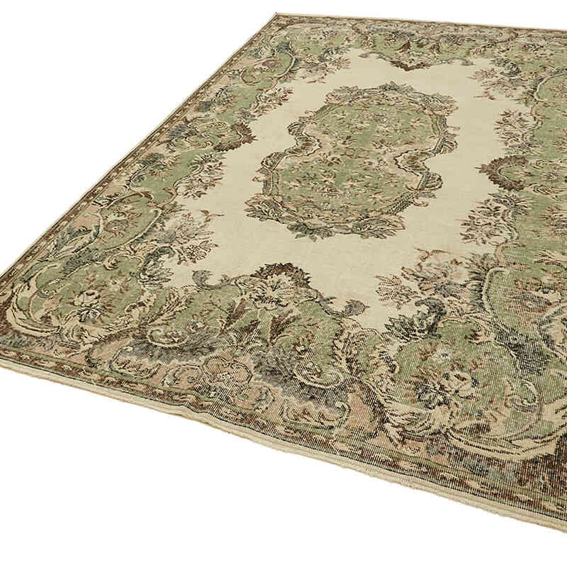 Alfombra Vintage Turca Anudada a Mano - 195 cm x 307 cm - K0078804