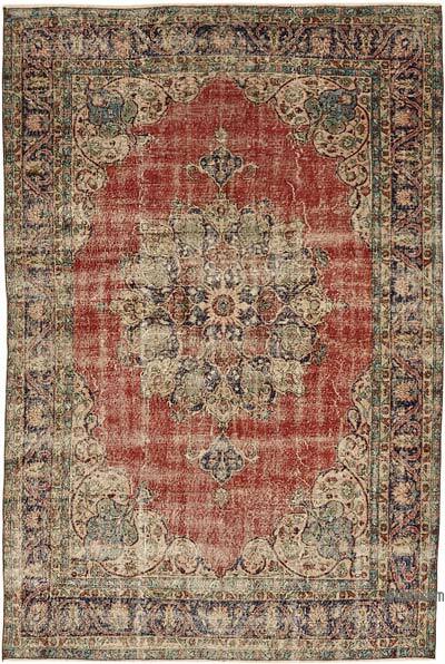 El Dokuma Vintage Halı - 205 cm x 297 cm