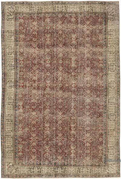 Alfombra Vintage Turca Anudada a Mano - 204 cm x 304 cm