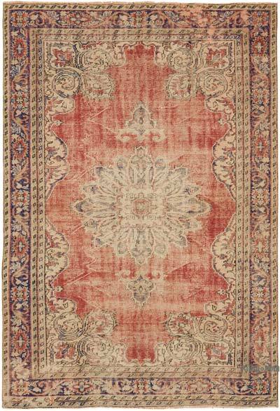 Alfombra Vintage Turca Anudada a Mano - 207 cm x 307 cm
