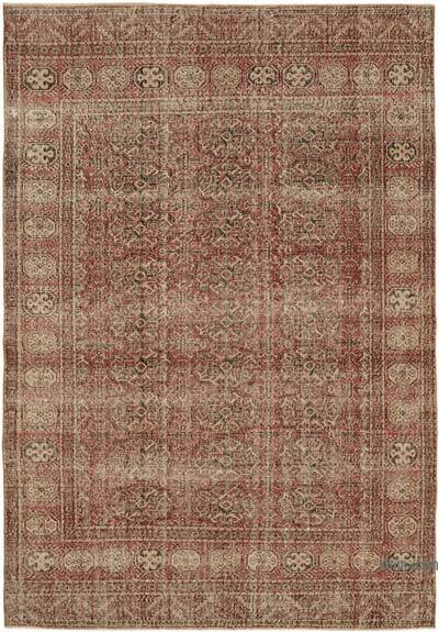 Vintage Turkish Hand-Knotted Rug - 6' 11" x 10'  (83" x 120")
