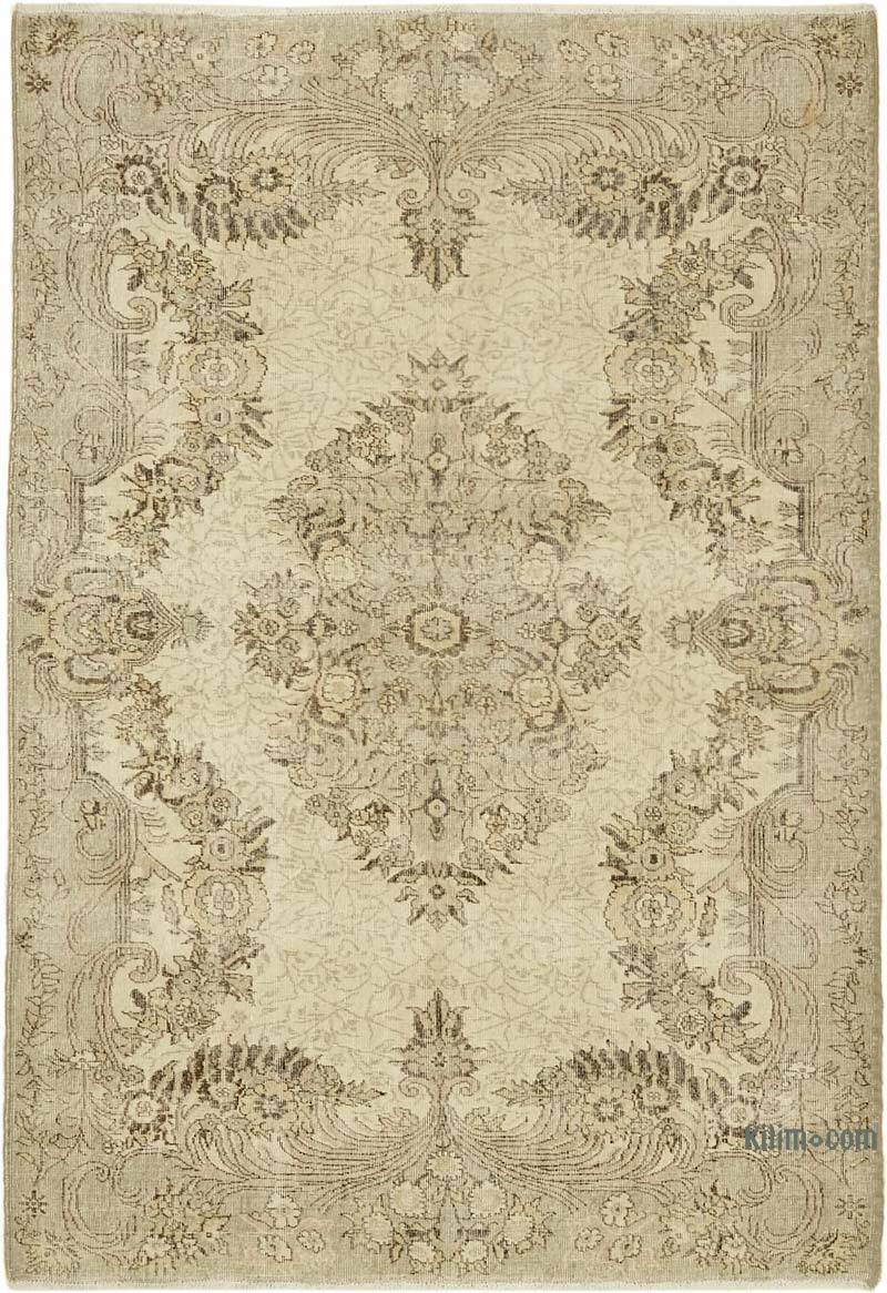El Dokuma Vintage Halı - 206 cm x 305 cm - K0078815