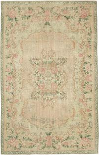 El Dokuma Vintage Halı - 193 cm x 305 cm