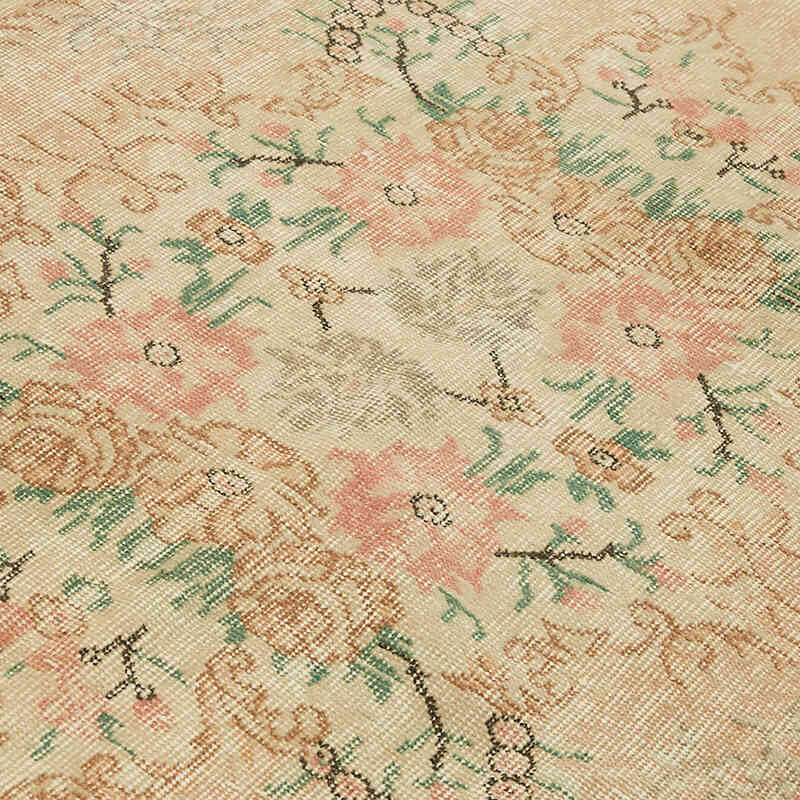 Alfombra Vintage Turca Anudada a Mano - 193 cm x 305 cm - K0078816