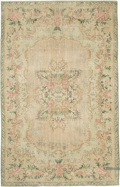 Alfombra Vintage Turca Anudada a Mano - 193 cm x 305 cm