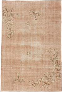 Vintage Turkish Hand-Knotted Rug - 6' 8" x 9' 10" (80" x 118")