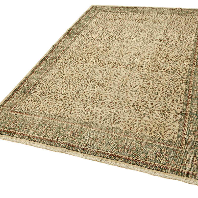 Vintage Turkish Hand-Knotted Rug - 6' 11" x 9' 11" (83" x 119") - K0078818