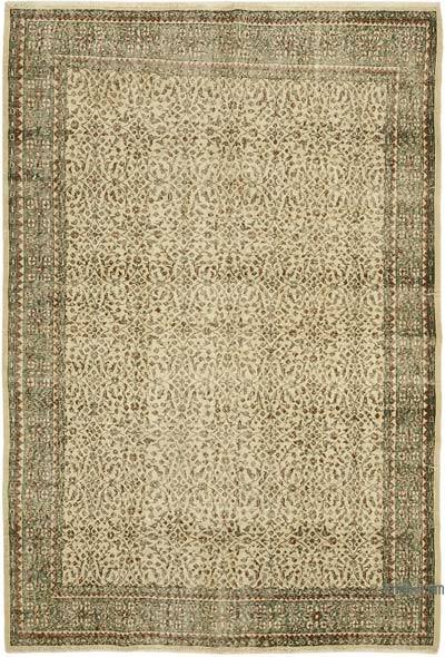 Alfombra Vintage Turca Anudada a Mano - 210 cm x 302 cm