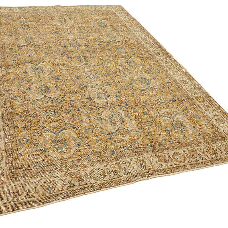 Vintage Turkish Hand-Knotted Rug - 6' 6" x 9' 3" (78" x 111") - K0078820