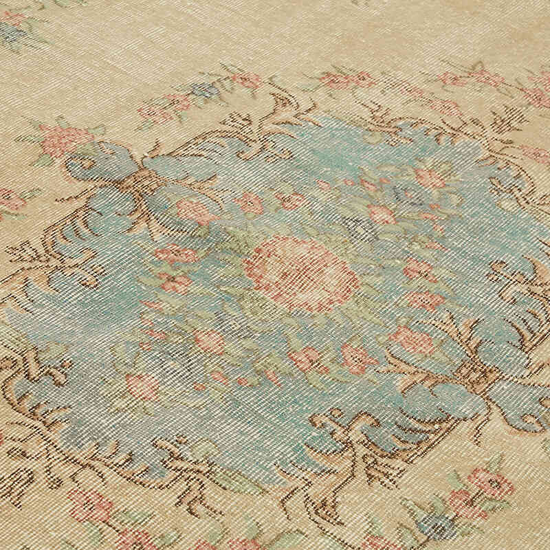 Vintage Turkish Hand-Knotted Rug - 6' 10" x 10'  (82" x 120") - K0078823