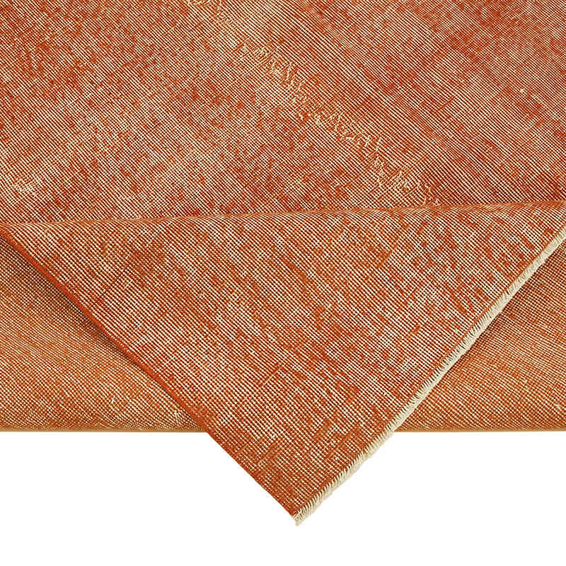 Over-dyed Vintage Hand-Knotted Turkish Rug - 6' 9" x 9' 8" (81" x 116") - K0078825