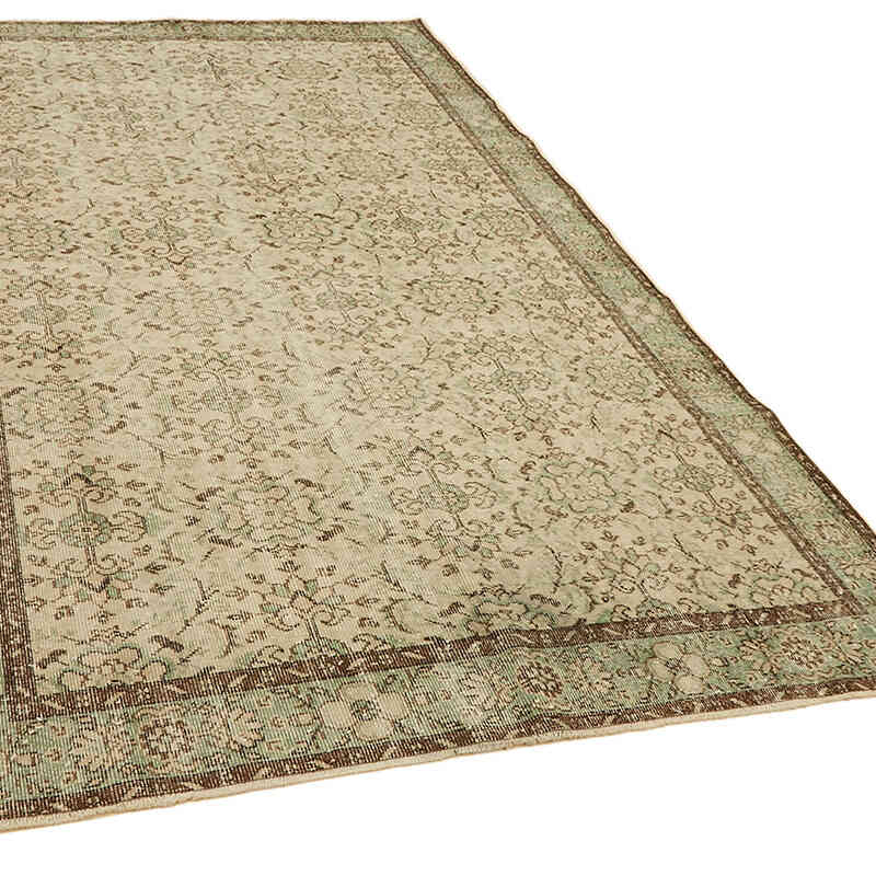 Vintage Turkish Hand-Knotted Rug - 6' 5" x 10' 4" (77" x 124") - K0078827
