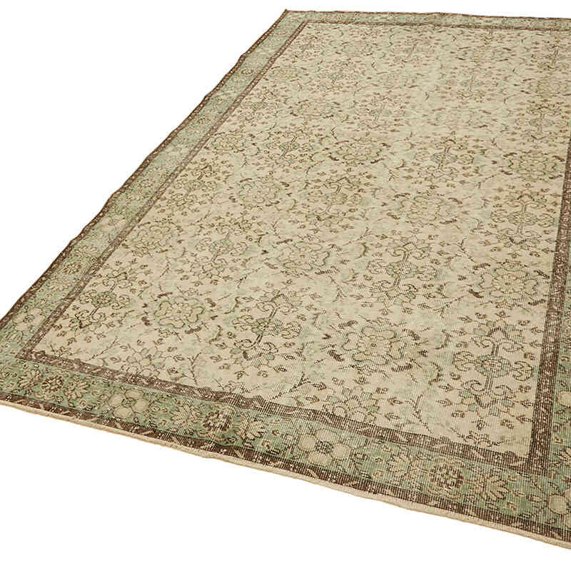 Vintage Turkish Hand-Knotted Rug - 6' 5" x 10' 4" (77" x 124") - K0078827