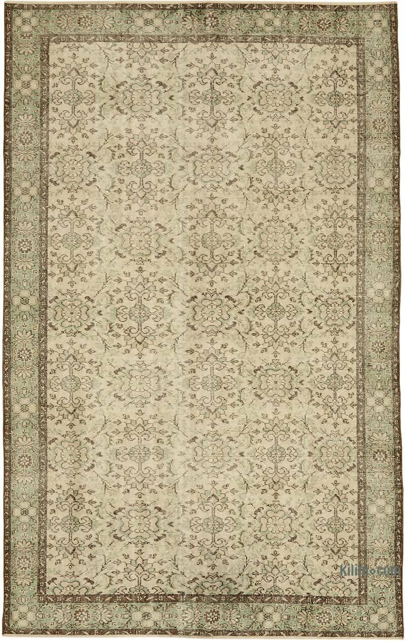 Vintage Turkish Hand-Knotted Rug - 6' 5" x 10' 4" (77" x 124") - K0078827