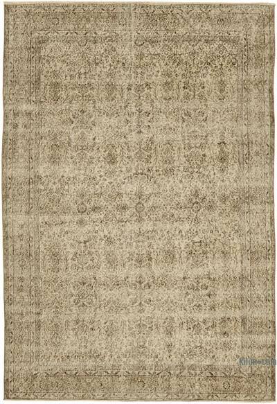 Vintage Turkish Hand-Knotted Rug - 6' 11" x 9' 11" (83" x 119")