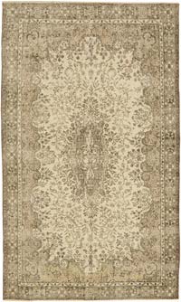 Vintage Turkish Hand-Knotted Rug - 6' 3" x 10' 6" (75" x 126")