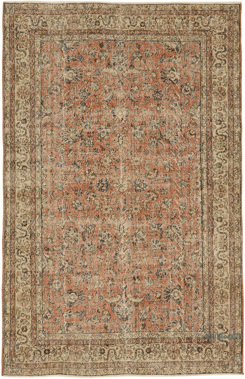 El Dokuma Vintage Halı - 202 cm x 312 cm - K0078830