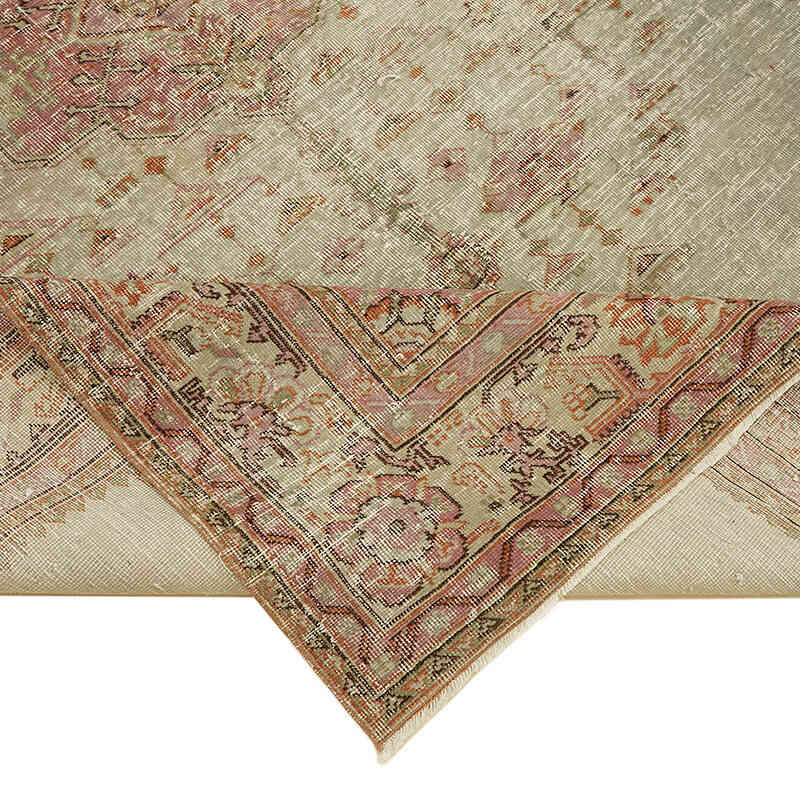Alfombra Vintage Turca Anudada a Mano - 190 cm x 312 cm - K0078831