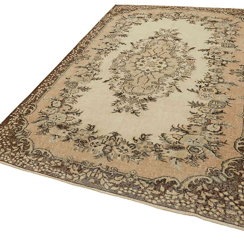 Vintage Turkish Hand-Knotted Rug - 6' 3" x 9' 9" (75" x 117") - K0078832
