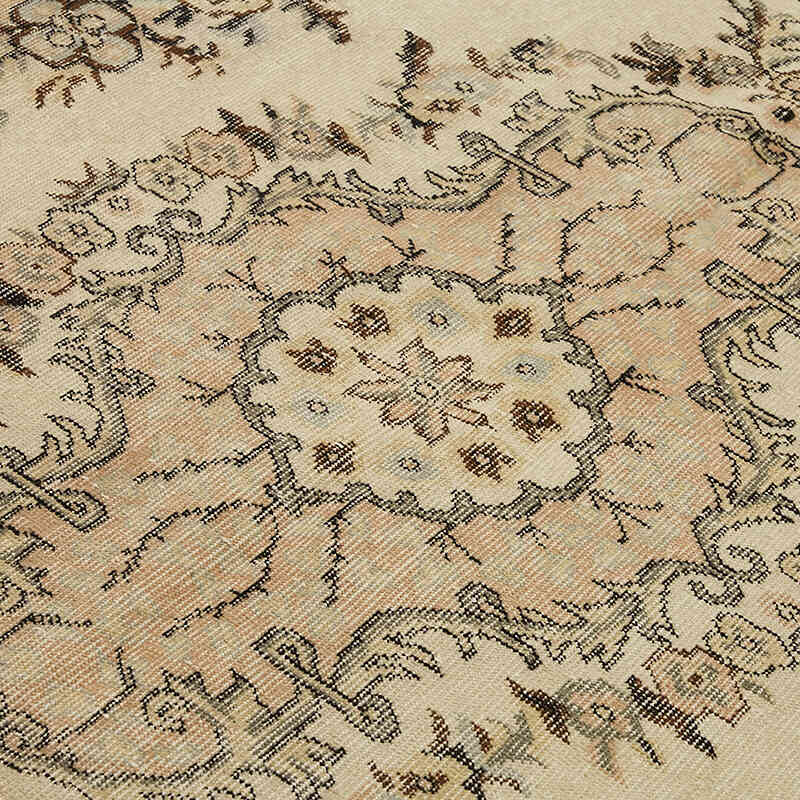 Vintage Turkish Hand-Knotted Rug - 6' 3" x 9' 9" (75" x 117") - K0078832