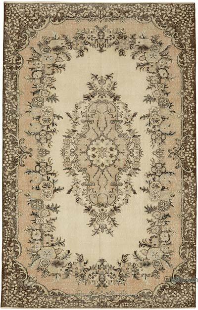 Alfombra Vintage Turca Anudada a Mano - 190 cm x 298 cm