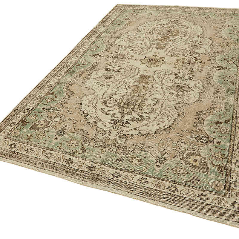 Vintage Turkish Hand-Knotted Rug - 6' 7" x 10' 2" (79" x 122") - K0078837