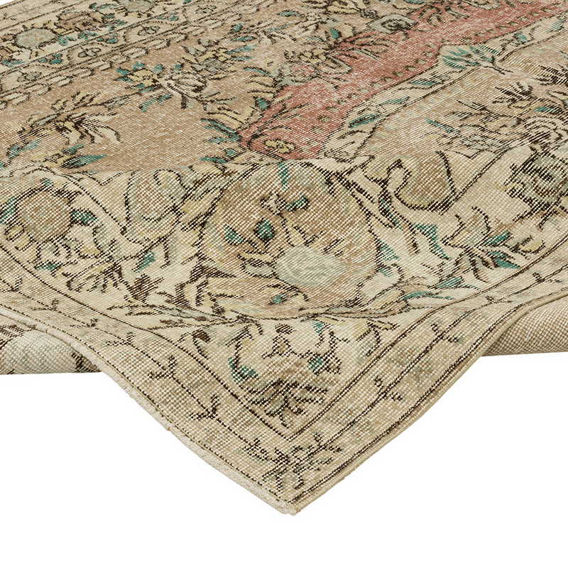 El Dokuma Vintage Halı - 190 cm x 295 cm - K0078839