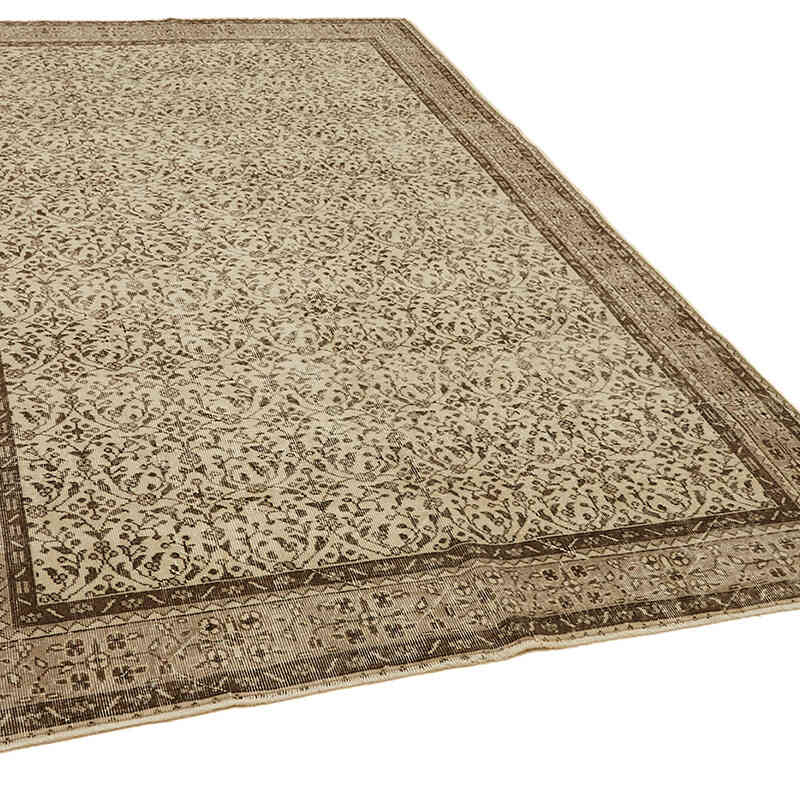 Vintage Turkish Hand-Knotted Rug - 6' 7" x 10'  (79" x 120") - K0078842