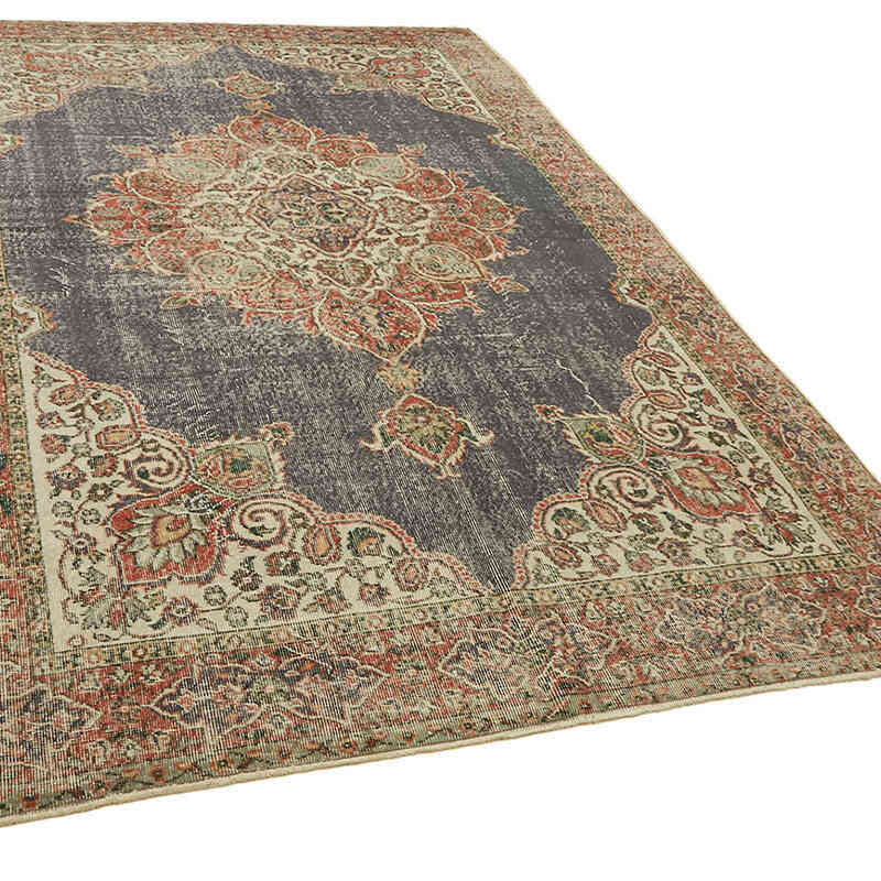 El Dokuma Vintage Halı - 198 cm x 302 cm - K0078844