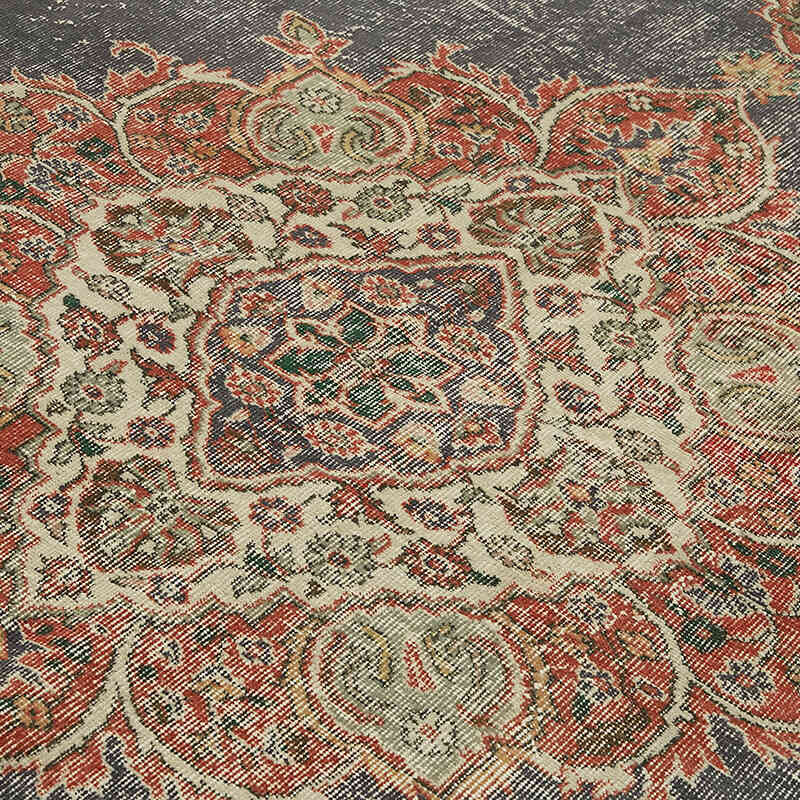 El Dokuma Vintage Halı - 198 cm x 302 cm - K0078844