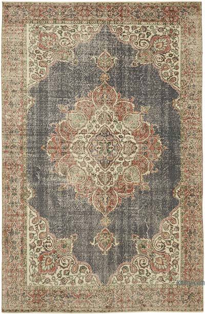 Alfombra Vintage Turca Anudada a Mano - 198 cm x 302 cm