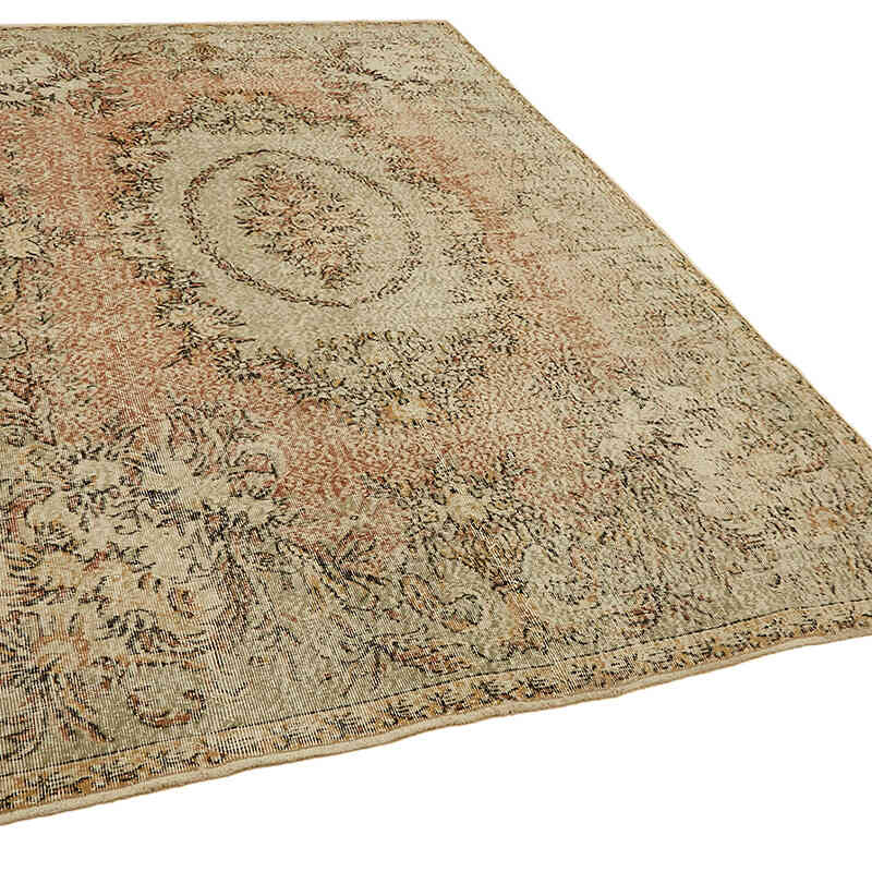 Alfombra Vintage Turca Anudada a Mano - 195 cm x 310 cm - K0078853