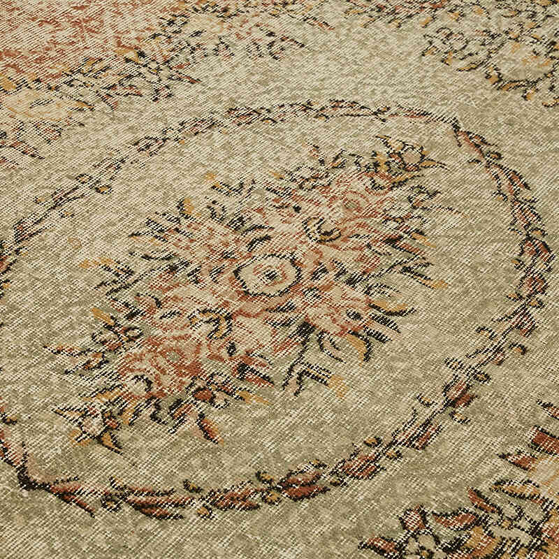 Alfombra Vintage Turca Anudada a Mano - 195 cm x 310 cm - K0078853