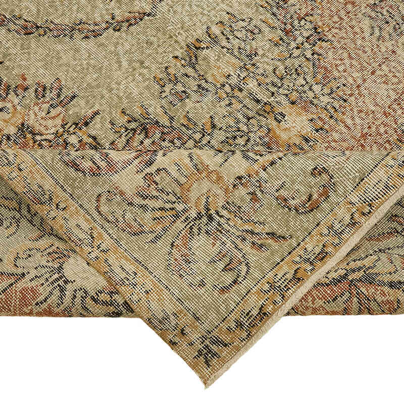 Alfombra Vintage Turca Anudada a Mano - 195 cm x 310 cm - K0078853