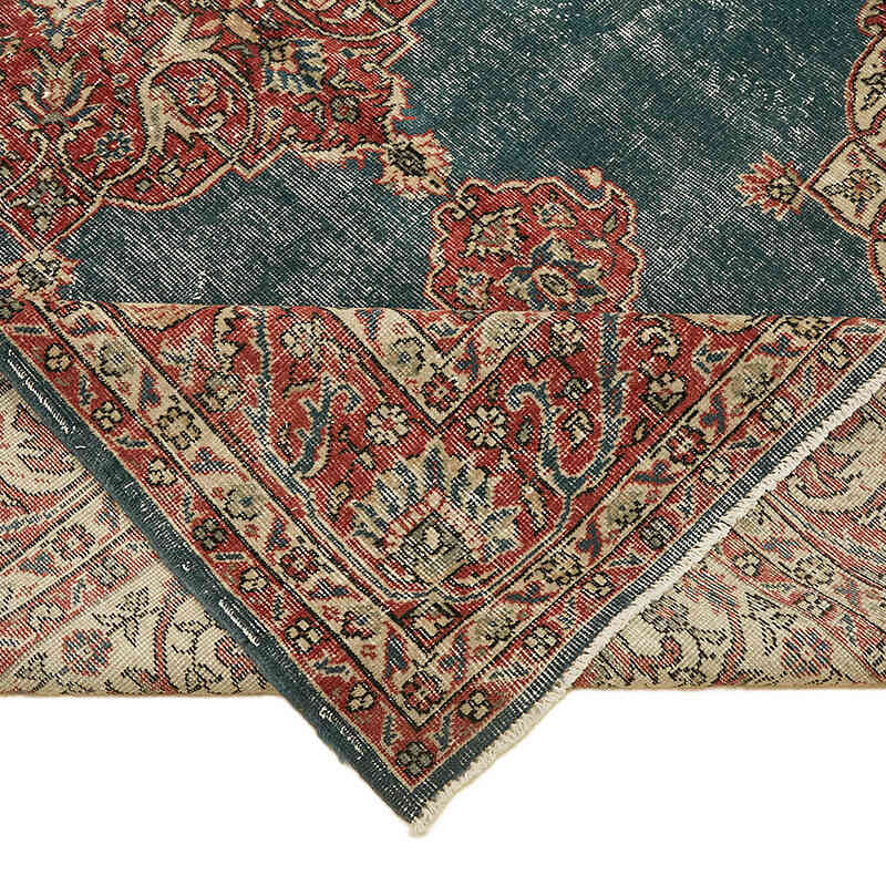 Alfombra Vintage Turca Anudada a Mano - 196 cm x 307 cm - K0078858