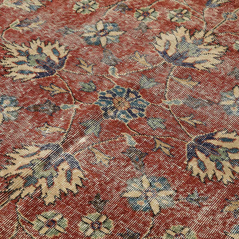 Alfombra Vintage Turca Anudada a Mano - 198 cm x 318 cm - K0078861