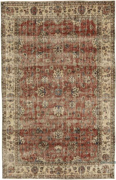 Alfombra Vintage Turca Anudada a Mano - 198 cm x 318 cm