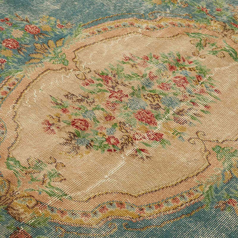 Alfombra Vintage Turca Anudada a Mano - 205 cm x 292 cm - K0078863