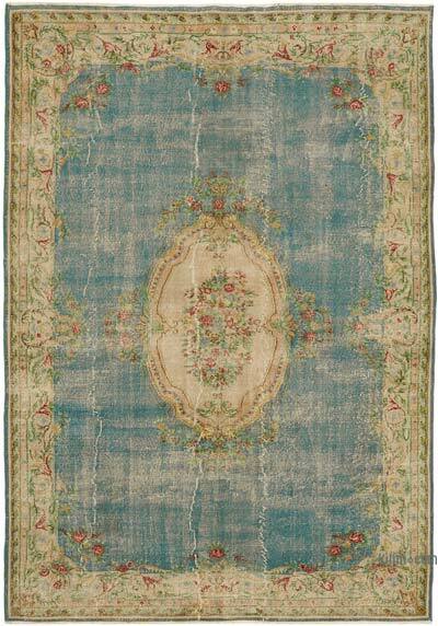 Alfombra Vintage Turca Anudada a Mano - 205 cm x 292 cm