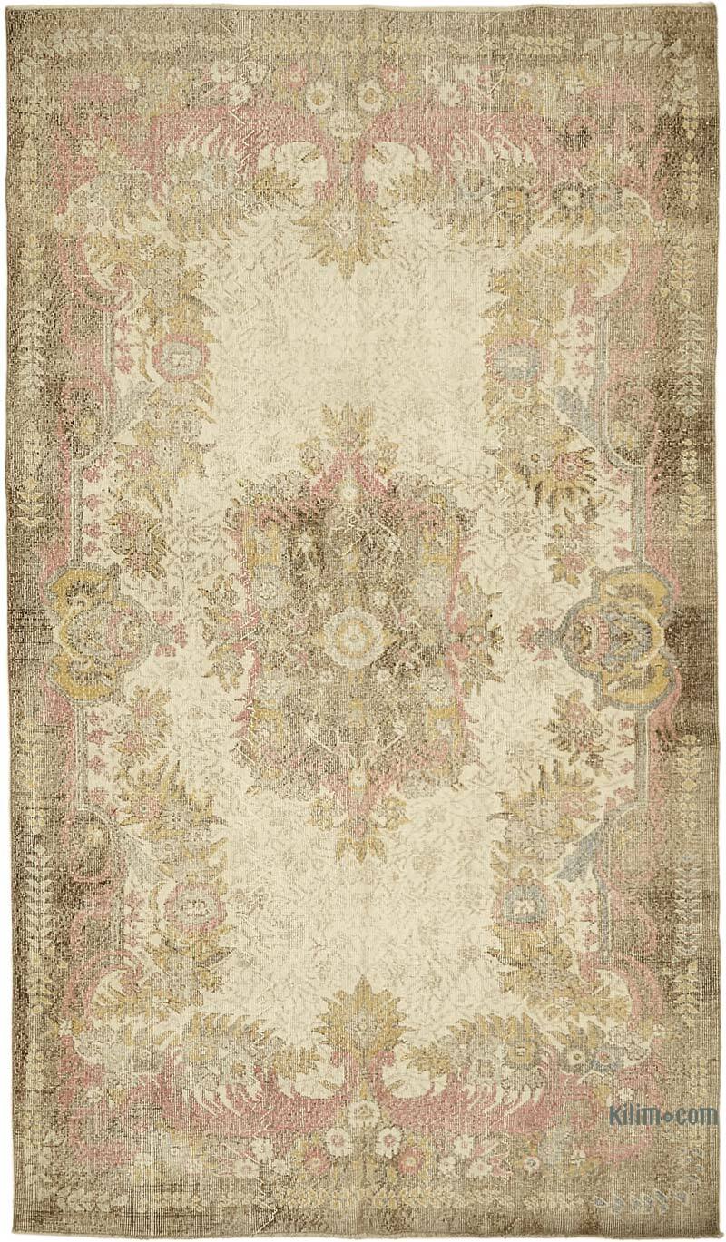 Vintage Turkish Hand-Knotted Rug - 6' 1" x 10' 5" (73" x 125") - K0078865