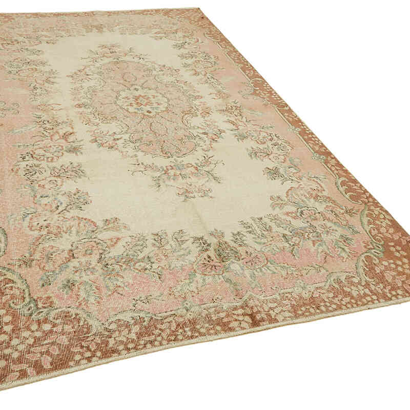 El Dokuma Vintage Halı - 187 cm x 294 cm - K0078866