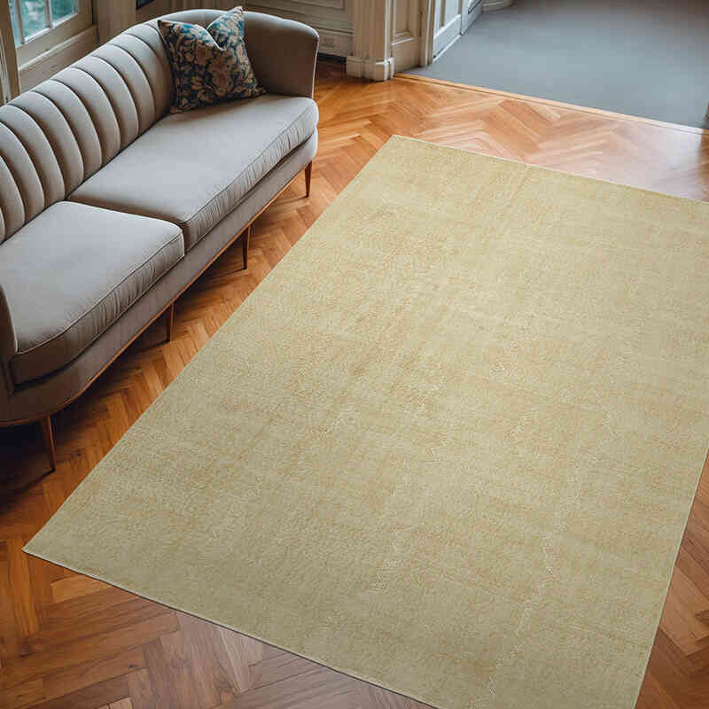 Vintage Turkish Hand-Knotted Rug - 6' 8" x 9' 7" (80" x 115") - K0078871