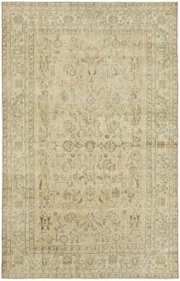 Alfombra Vintage Turca Anudada a Mano - 196 cm x 300 cm