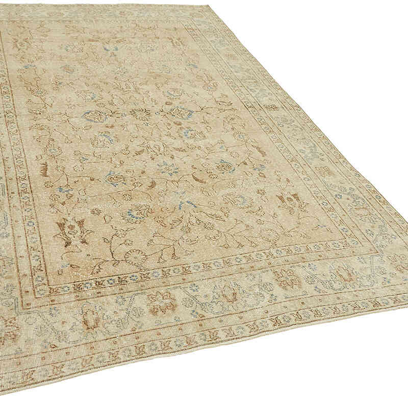 Alfombra Vintage Turca Anudada a Mano - 196 cm x 300 cm - K0078872