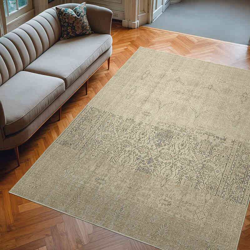 Alfombra Vintage Turca Anudada a Mano - 215 cm x 288 cm - K0078873