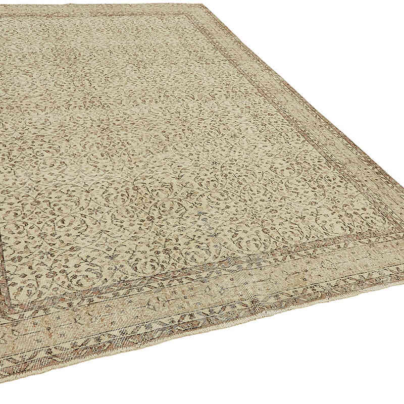 Alfombra Vintage Turca Anudada a Mano - 210 cm x 295 cm - K0078879